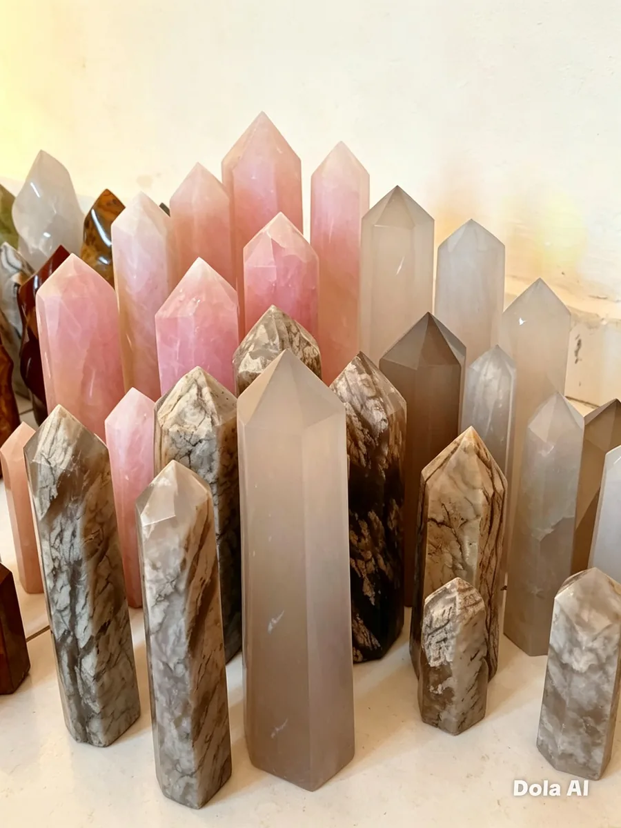 Pointes de cristaux