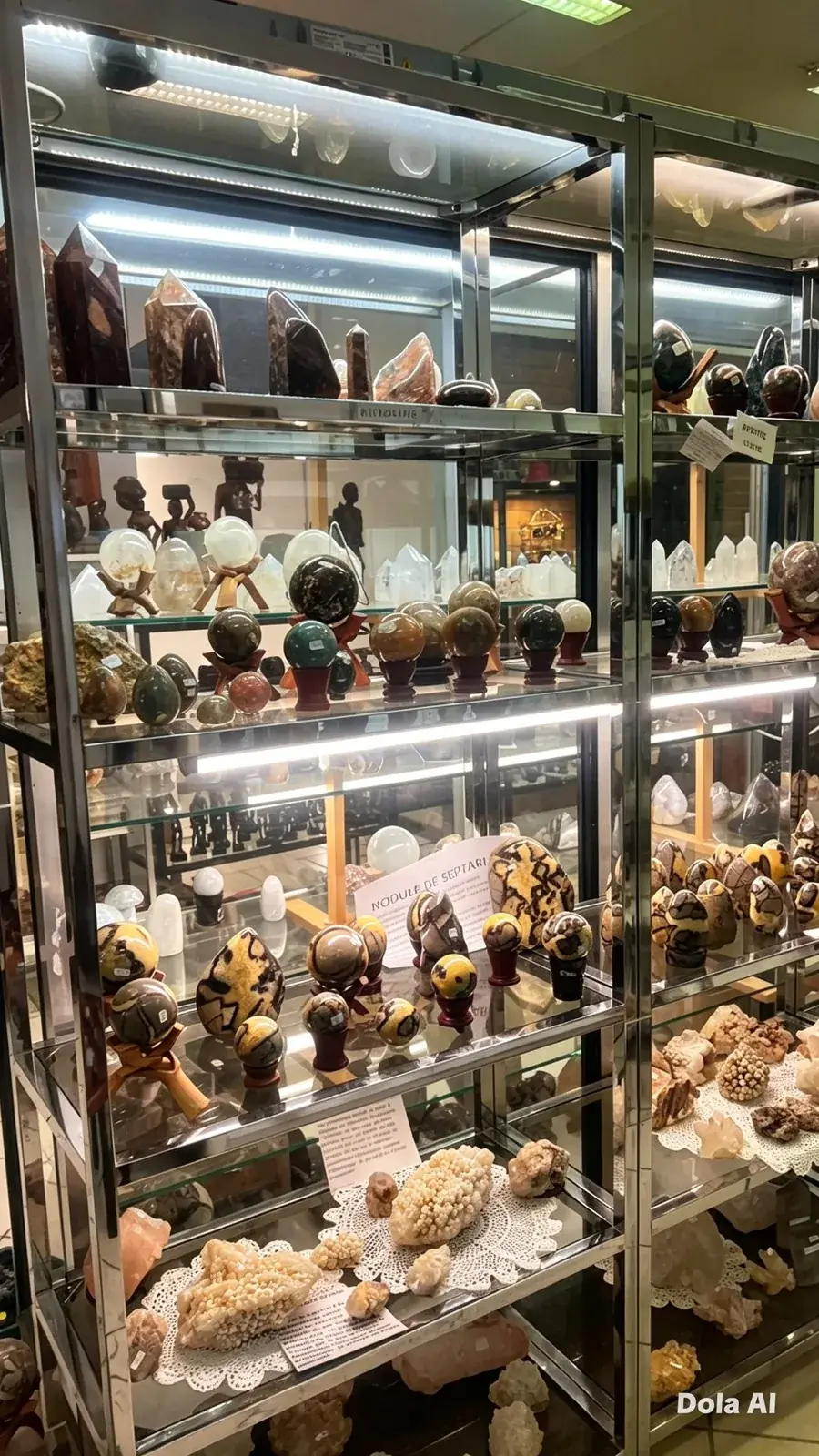 Vitrine éclairée